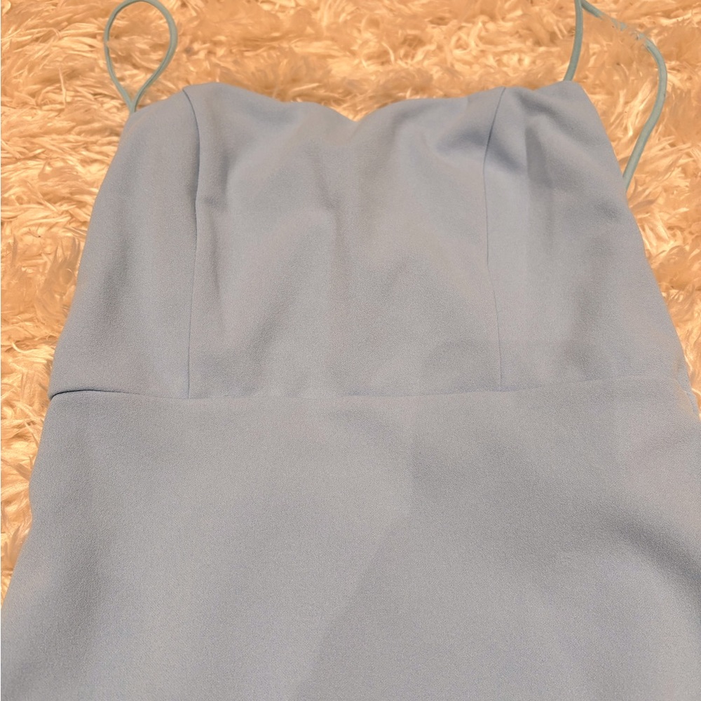 HELLO MOLLY Cant Afford Me Now Mini Dress Blue
